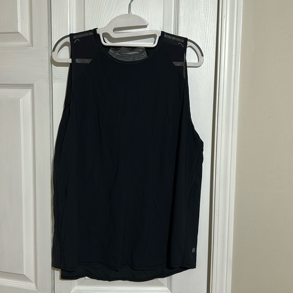 Lululemon black sculpt tank top 14
